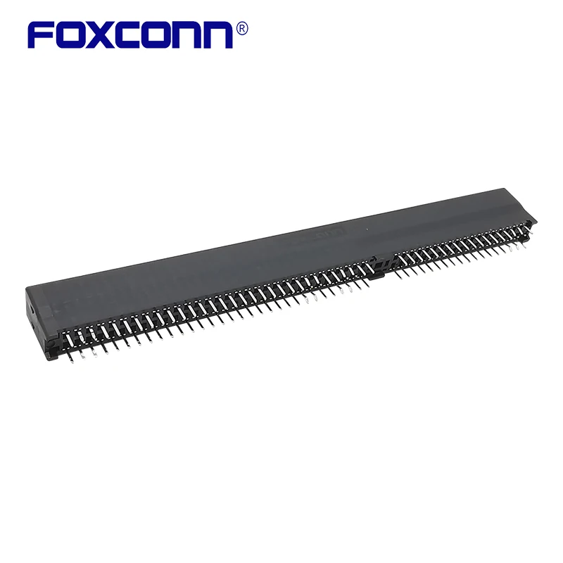 Foxconn EDGE CARD ISA Connector Bayonet Slot Black 98PIN Spacing 2.54MM Pitch