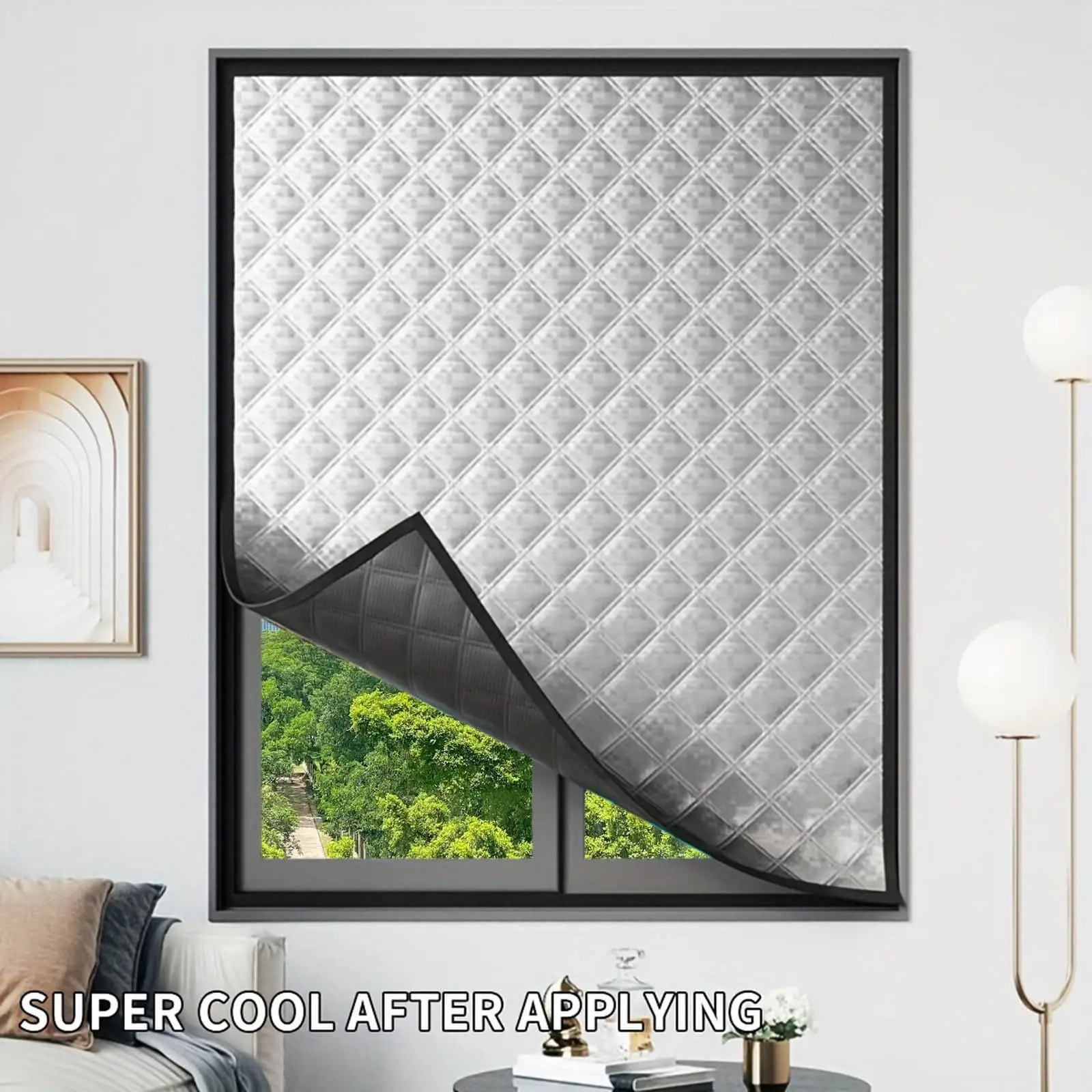 Polyester Blackout Curtain for Bedroom Living Room Thermal Insulated Soundproof Window Drape No Drill Hanging Durable Home