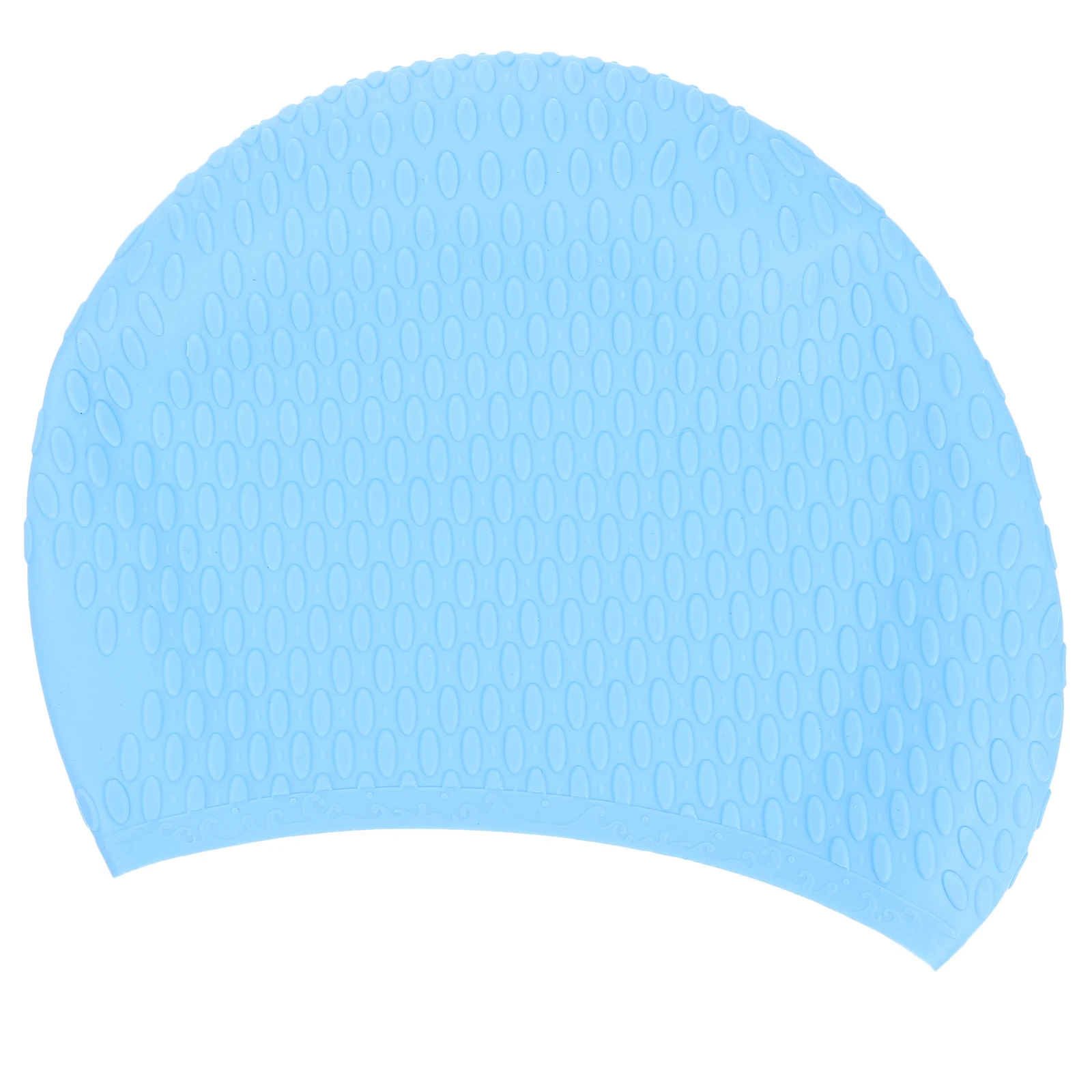 

Waterproof Silicone Swimming Cap Caps for Women Womens Hat Hair Bathing Adult Hats