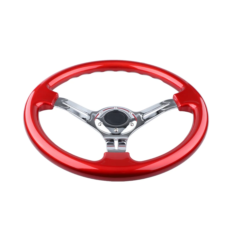 Universal 14inch ABS White Steering Wheel JDM Drift Sport Steering Wheel 350mm Tuning Game Steering Wheel for Car