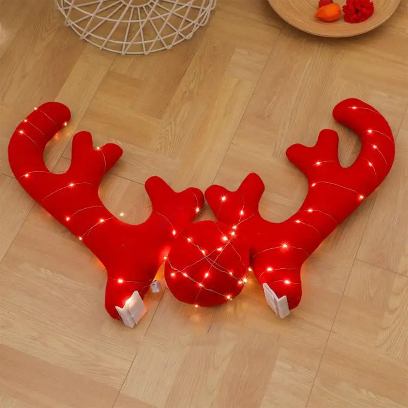 Reindeer Antlers for Cars Reindeer Antlers Auto Christmas Decoration Elk Antlers Christmas Decoration Car Kit Auto Holiday