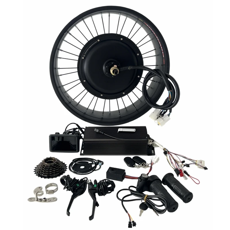 

NBpower Fat Bike Kit 170/190mm Dropout 48-72v 5000W Rear wheel Motor Electric Fat Bicycle Conversion Kit SVMC72100 UKC1+