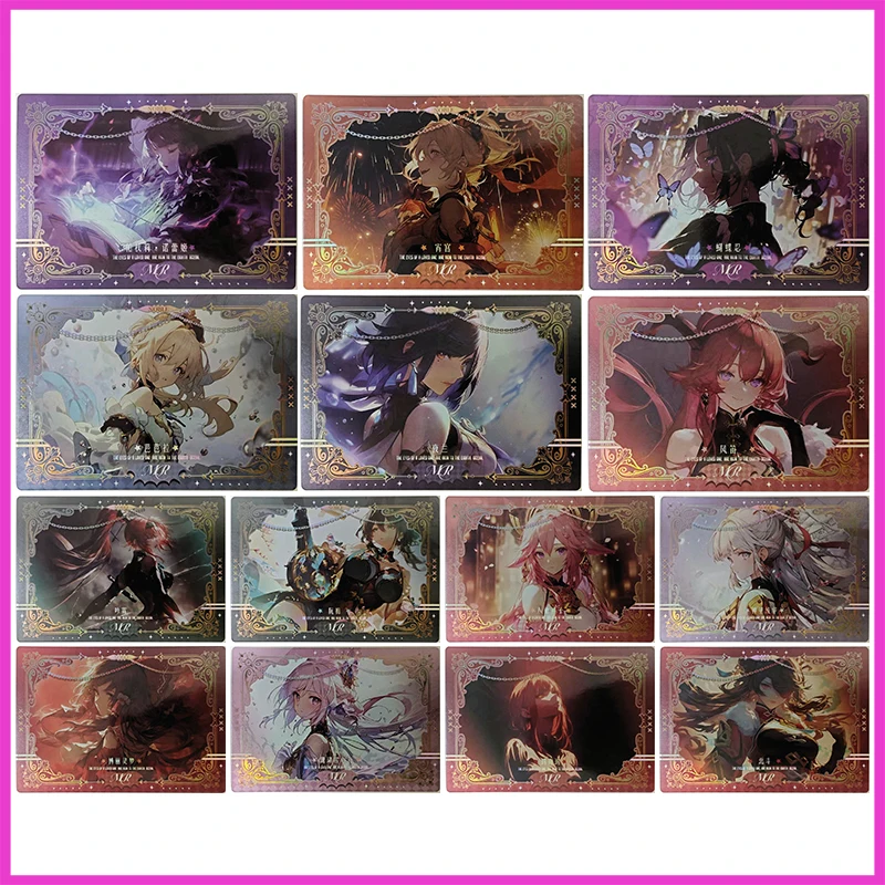 

Anime Goddess Story Rare A6 MR Collectible Card Patchouli Yoimiya Kochou Shinobu Hakurei Reimu Makima Toys for boy Birthday Gift