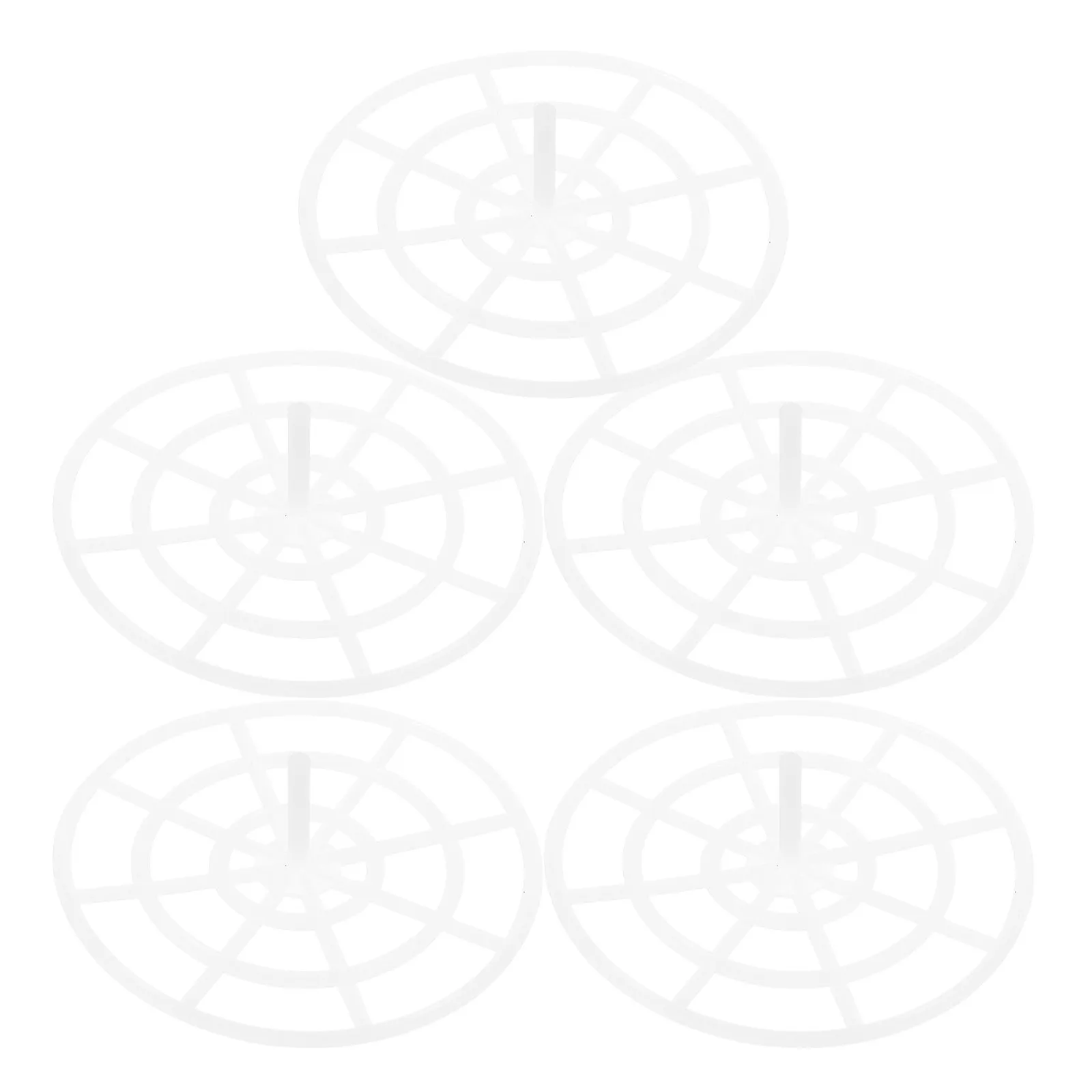 5Pcs Fermenting Weights Plastic Mesh Pickle Jar Press Tool Small Press Plate for Pickled Vegetables Kimchi Fermenting Supplies