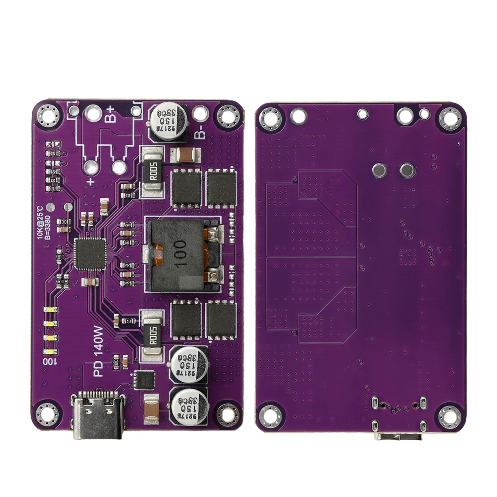 3S 4S 5S 6S وحدة شاحن PD3.1 140 واط عالية الطاقة شاحن سريع وحدة نوع C واجهة شاحن بطارية ليثيوم أيون/وحدة التفريغ #6