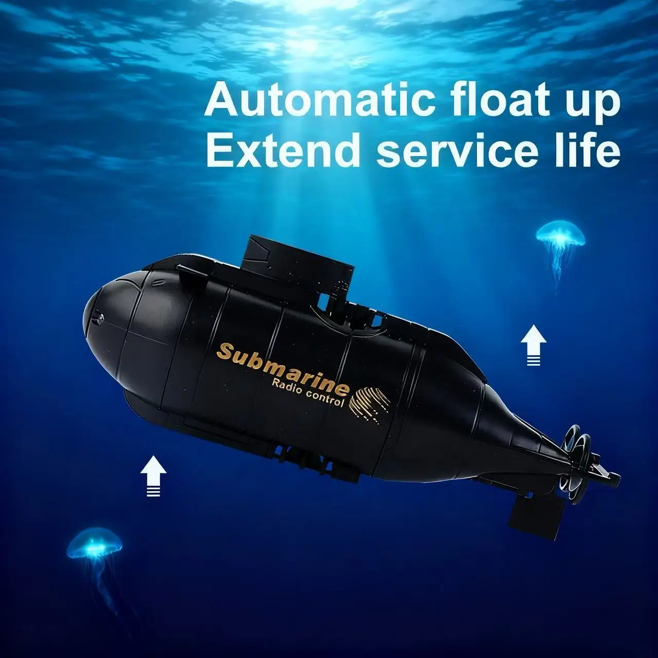 Menino crianças presente de aniversário lancha submarina barco simulação mini navio modelo mergulho elétrico controle remoto brinquedo à prova dwaterproof água