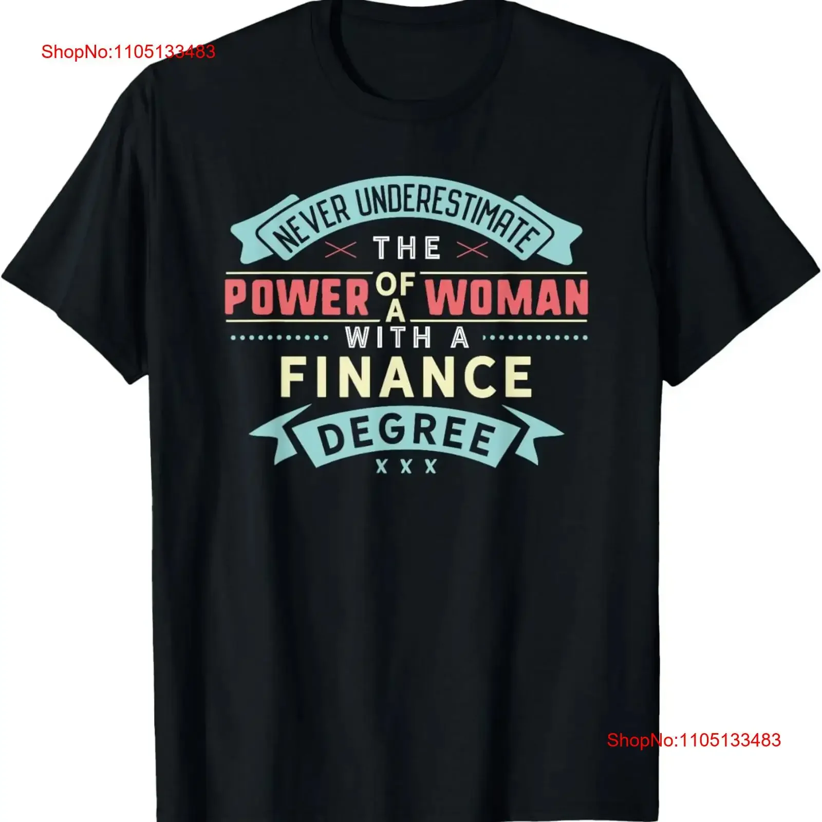 

Funny Finance Degree Major T Shirt Strong Woman Graduation vintage Washed graphic Stylish Slightly Breathable designer clothes