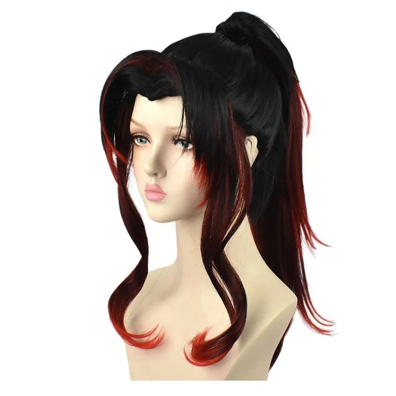 Anime Kokushibo Cosplay Traje com Peruca para Homens e Mulheres, Quimono Roxo, Roupas Halloween, Trajes de Carnaval