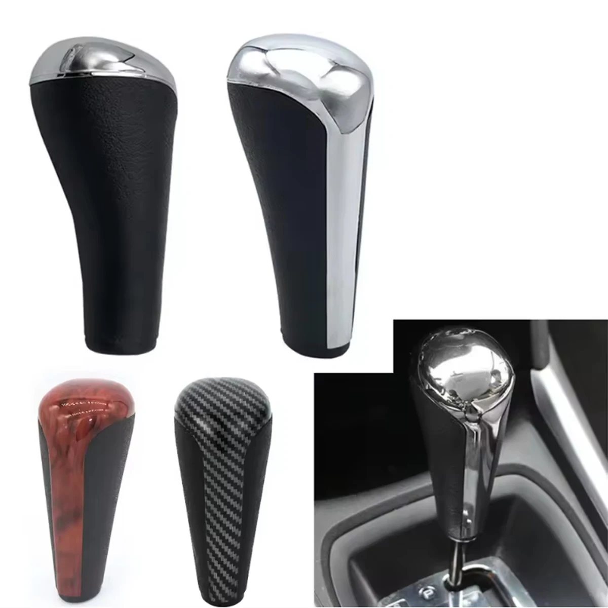 

Gear Shift Knob Stick Shifter Lever Pen Automatic For Peugeot 206 207 208 301 307 308 407 408 607 3008 5008 RCZ Car Replacement