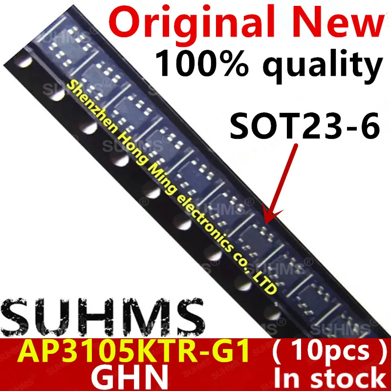 (10piece)100% New AP3105KTR-G1 AP3105 GHN SOT23-6 Chipset