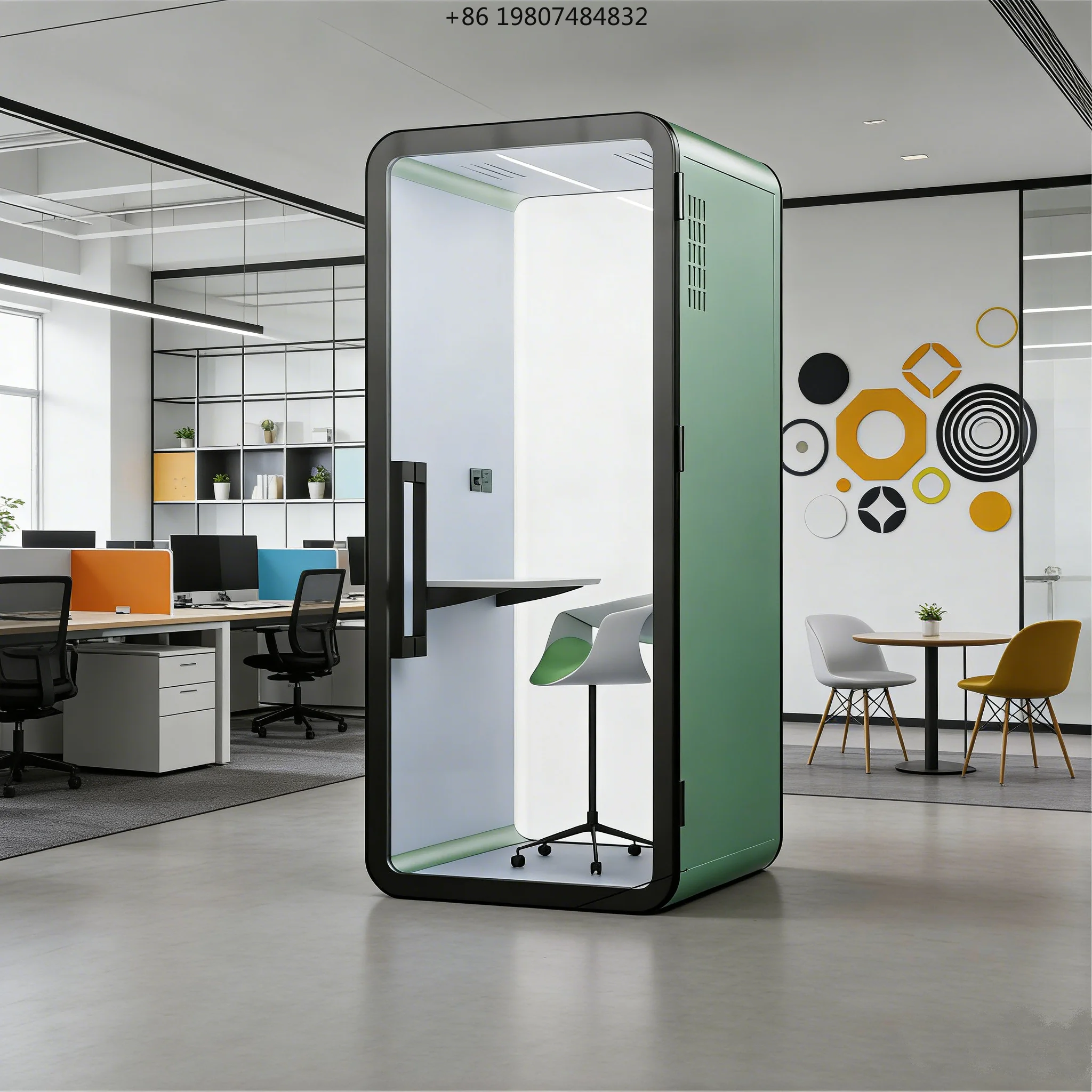 Modular Portable From Phone Office Acoustic Booth Modern Space Studio Home Soundproof Pod Vocal Recording Cabine Work