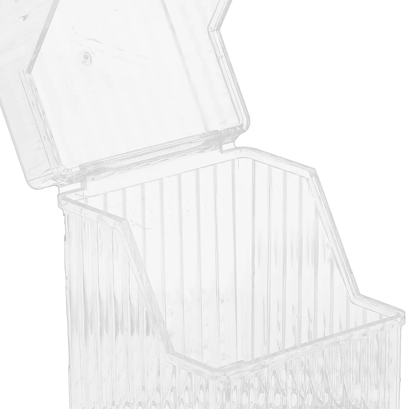 

Brush Holder Makeup Organizer with Flat Bottom Design Sturdy Non-Deformable Storage for Makeup Supplies Pens Hair