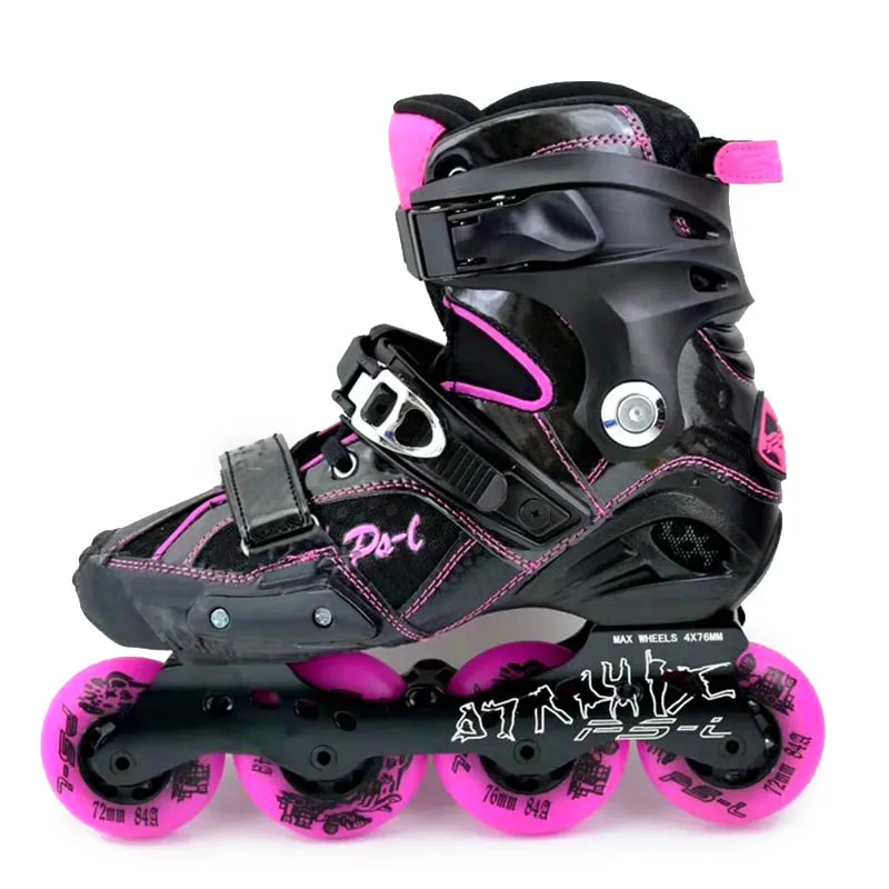 Original JU-F PSL Inline Roller Skates Professional Glass Fiber Adult Kids Shoes FSK Slalom Sliding Road Street Skating Patines