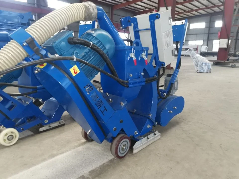 Customized 550mm Large Width Road Shot Blasting Machine High Productivity Concrete Floor Blaster for Airport  CE Approval
