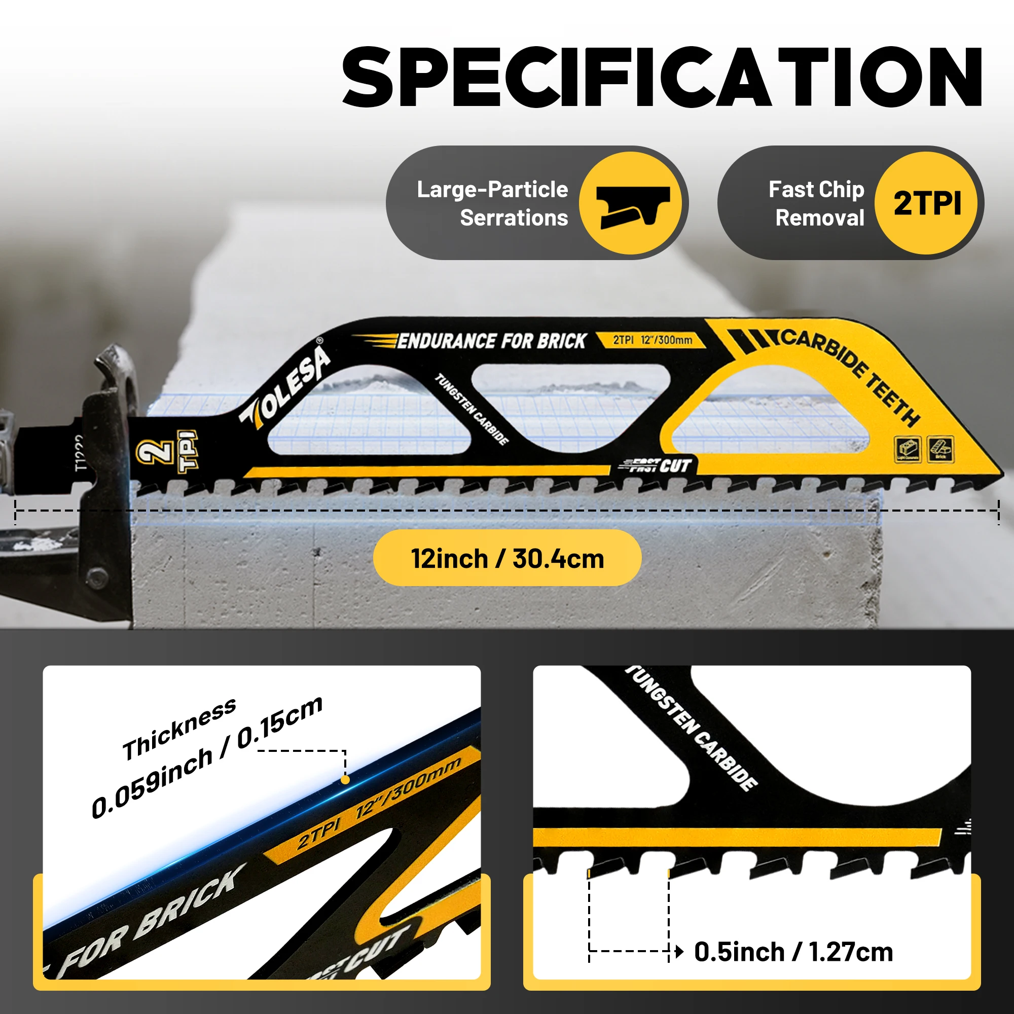 TOLESA Masonry Reciprocating S - Brick Cutting Saw 评论和价格