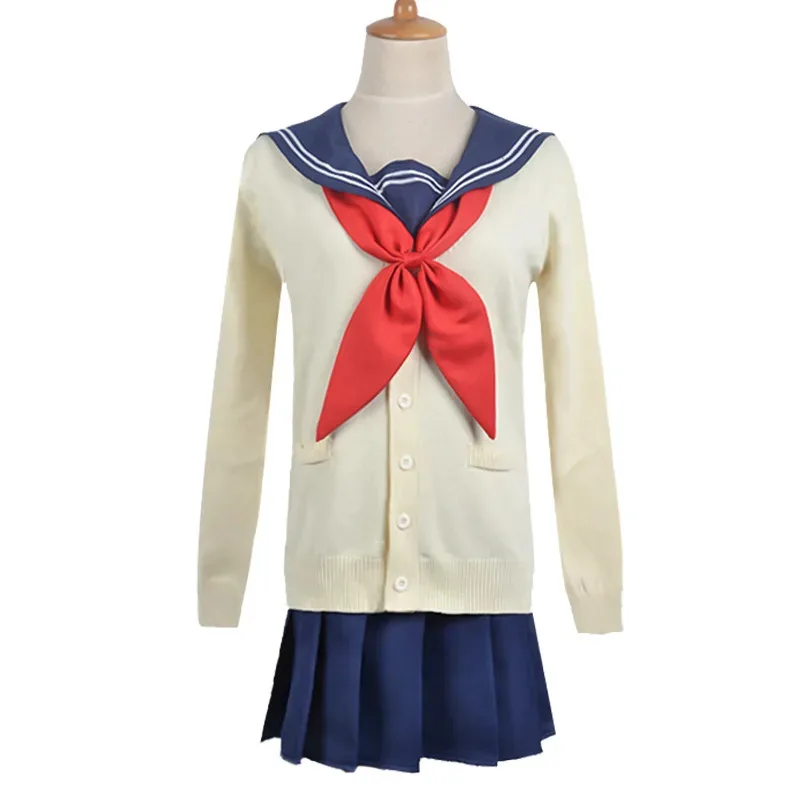 2025 Anime nuevo My Hero Academia Himiko Toga Cosplay JK uniforme faldas suéter abrigo peluca disfraz de niñas de secundaria ☆ wrl ☆