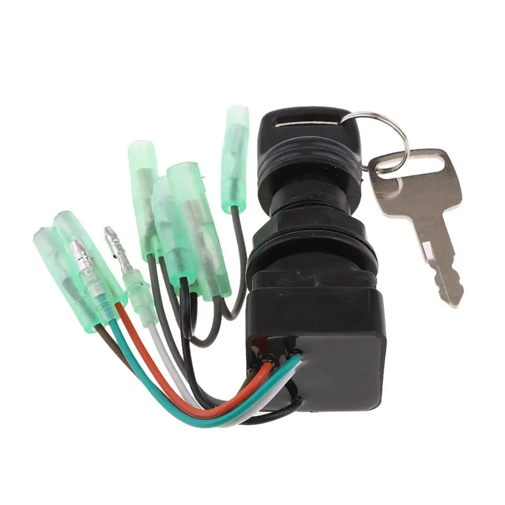 

Marine Ignition Lock Rubber Key Switch for Suzuki Outboard Parts Boat Engine Aftermarket Assembly