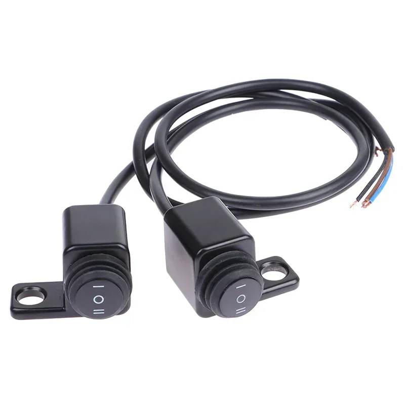 Modified Motorcycle Switches Plastic Rearview Mirror Base Headlight Spotlight Double Flashing Multi-Function Switches