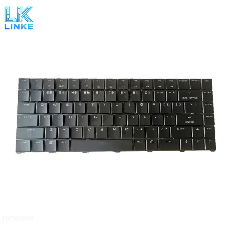 Laptop Mechanical Keyboard For AVELL A60 MUV QC7 United States US Backlit New