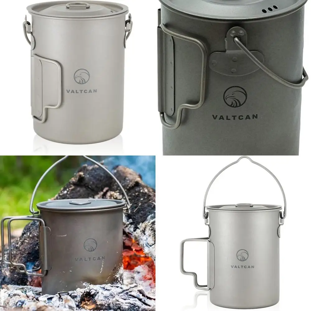 

900ml Titanium Pot Backpacking Mug 30oz 0.95qt