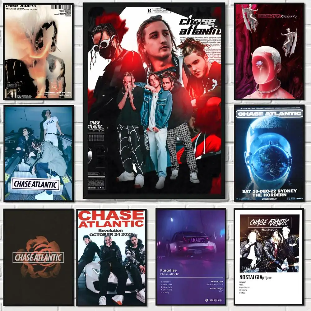 Chase Atlantic Poster HD art sticky wall waterproof home living room bedroom bar aesthetic decoration