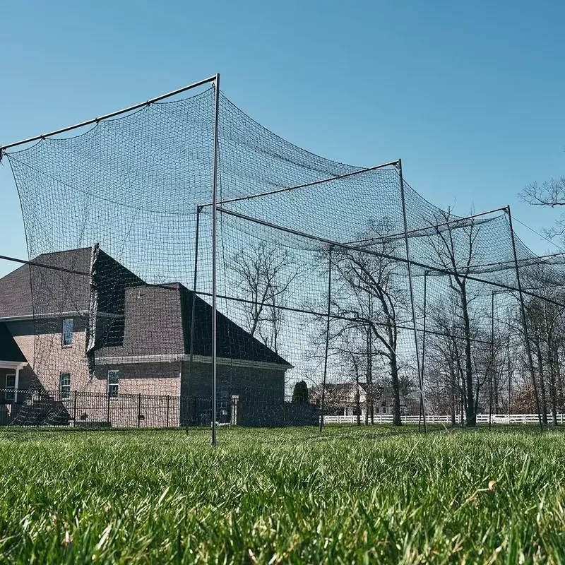 Wholesale 54' X 15' X 15' Baseball Batting Cage Netting Softball Practice Netting