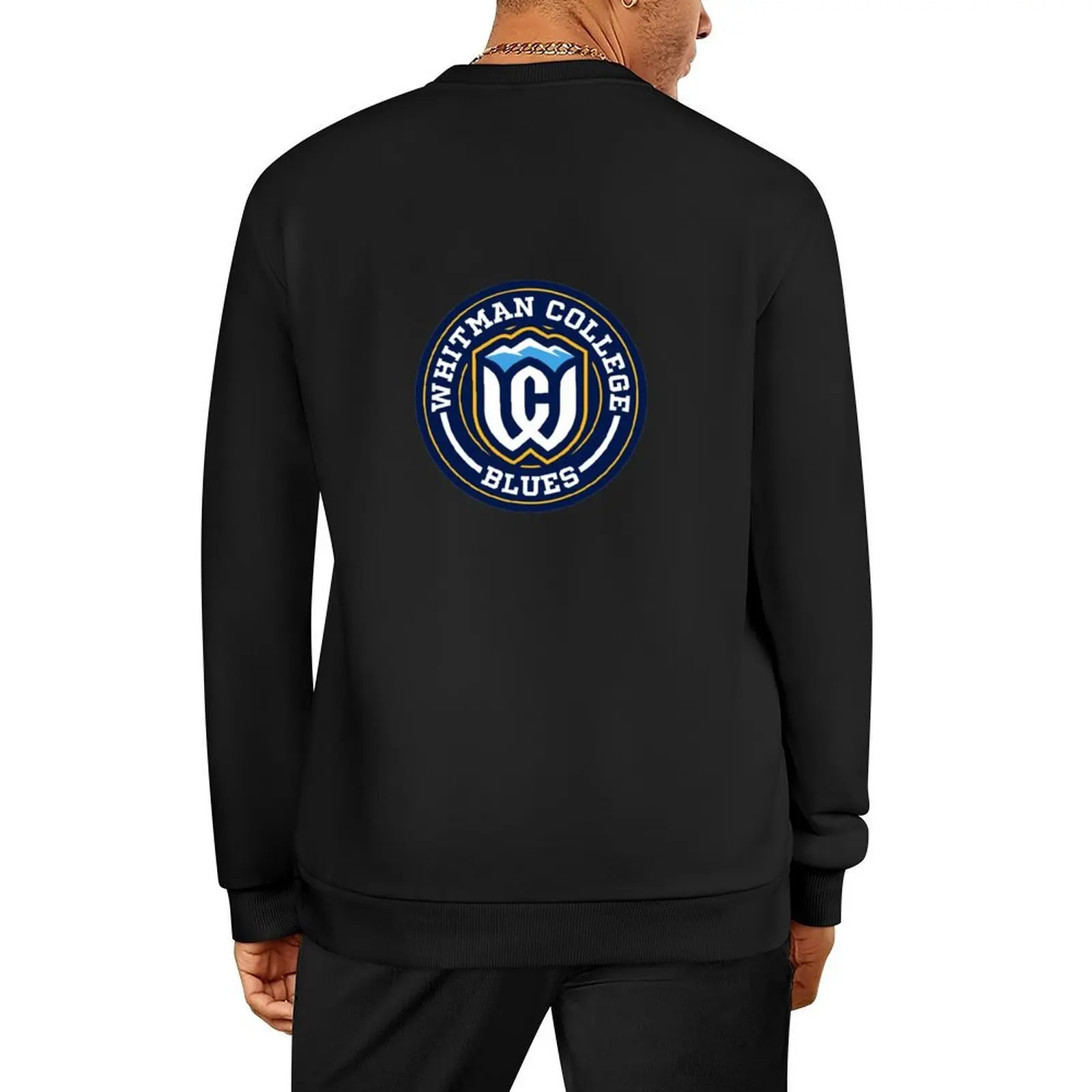 

Blues - Whitman College Circle Pullover men clothes autumn new products men clothing anime clothes graphic sweatshirts