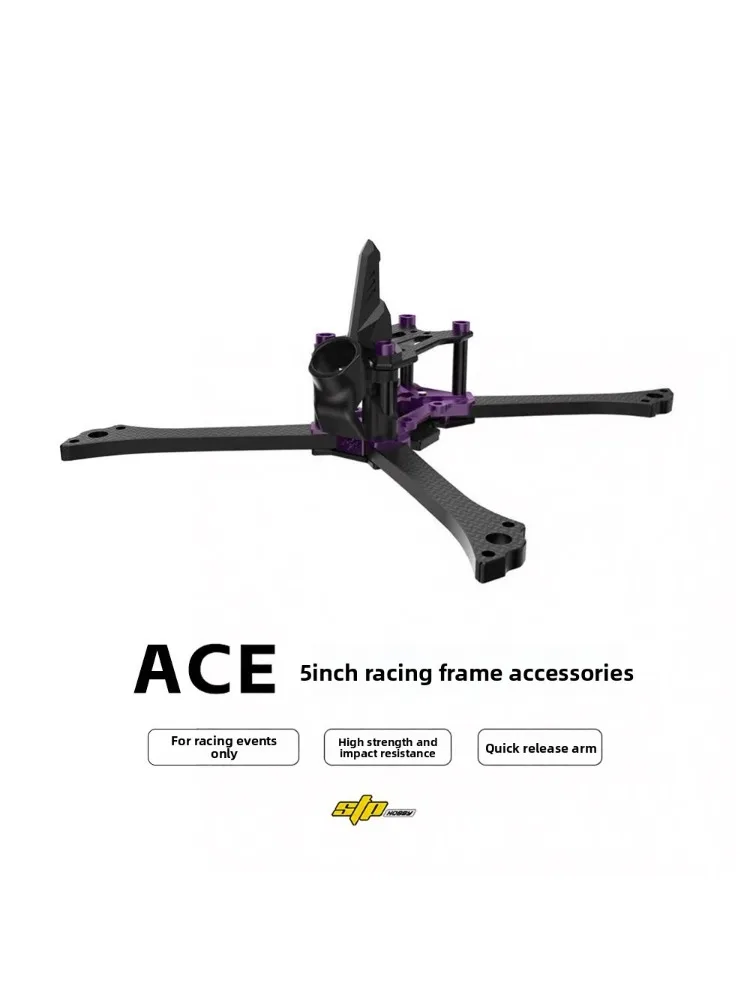 STP ACE 5 Inch FPV Racing Frame Carbon Fiber Frame Kit Quick Release Arm Crash Resistant Freestyle FPV Build Parts