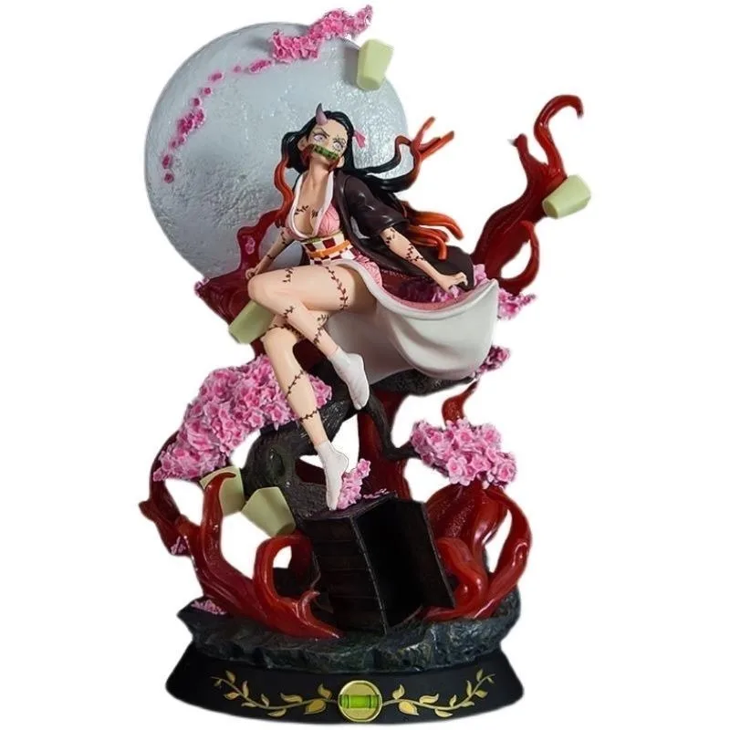 Demon slayer cartoon anime mercadoria nezuko figura elegante e criativa decoração de mesa para homens e mulheres, presente de feriado