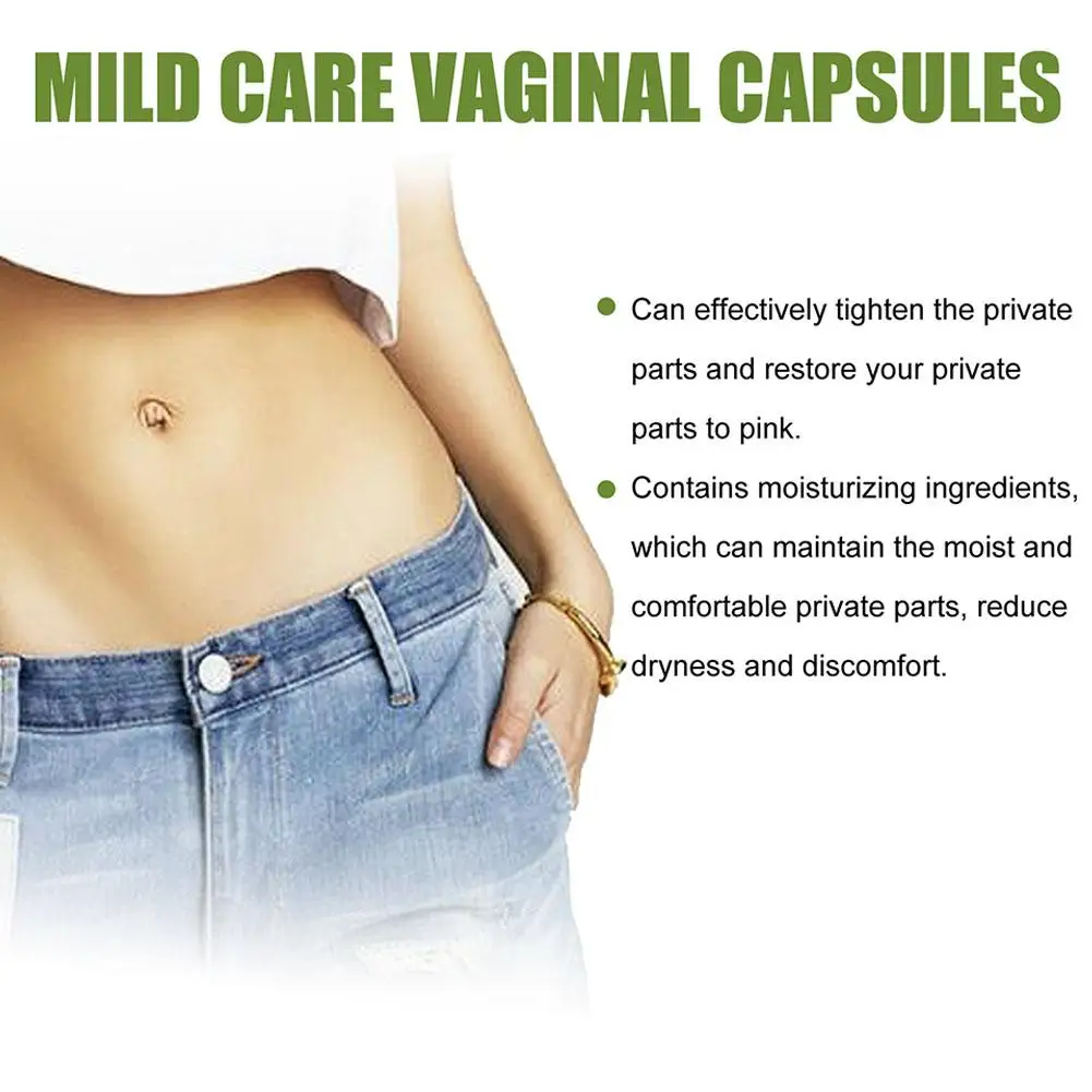 Vaginal Capsule Vagina Tightening Shrinking Remove Odor Anti-Itch Bacteriostasis Reduce Yam Detox Women Private Care