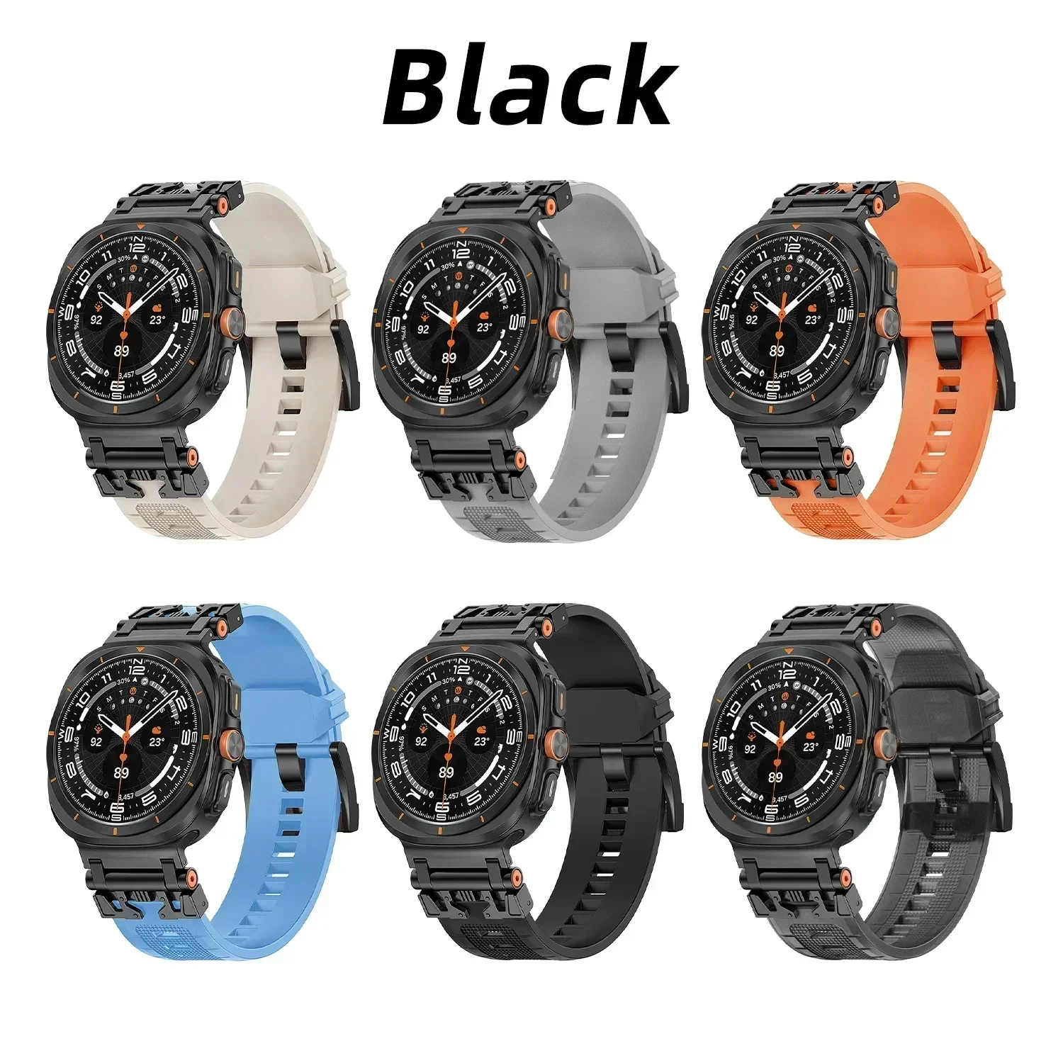 Correa de TPU para Samsung Galaxy Watch, pulsera de reloj Ultra deportiva, correa de repuesto de 47mm, no de silicona