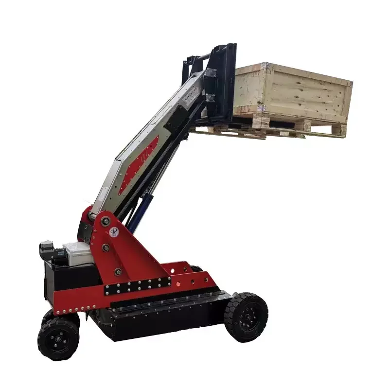 

Full Electric Remote Control Stacker Hydraulic Pallet Stacking Crank Arm Forklift Truck