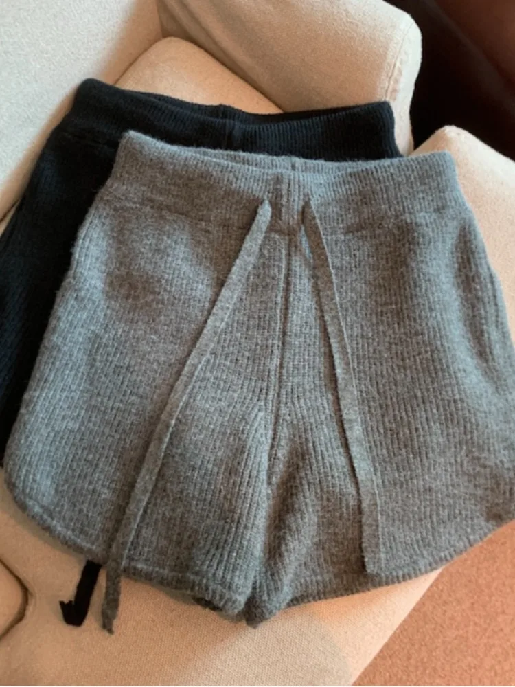 ay Gestrickte Thiened Winter Ort Hosen Damen Spor Hohe Taille A-Linie Boot Cut Boting Strumpfhosen Ci Walk Casual Hosen