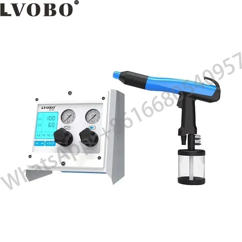 Small Intelligent 110V/220V 50W Powder Coating Machine with Spray Easy to Operate