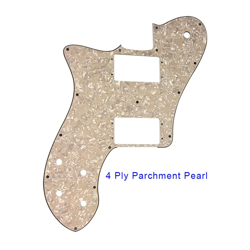 Fei Man Custom Guitar Parts - For Left Hand US Fd 72 Tele Deluxe Reissue Guitar Pickguard Replacement Multicolor Choice