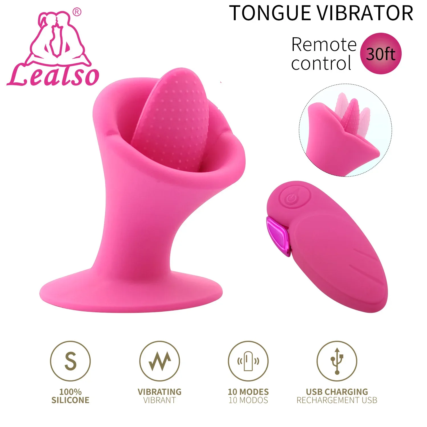 Tongue Sex Toys Female Masturbator Clitoris Stimulator Nipple Licking Massager Tongue Vibrator Erotic Machine Sex Toy for Woman