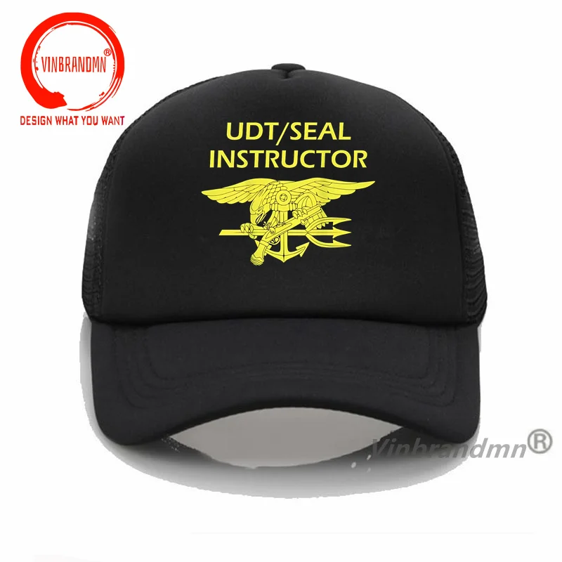 UDT Seal Instructor Uniform NSWC Naval Seals Baseball Caps Men Classic Fashion Cotton Adjustable Visor Hats Casual Fishing Hat