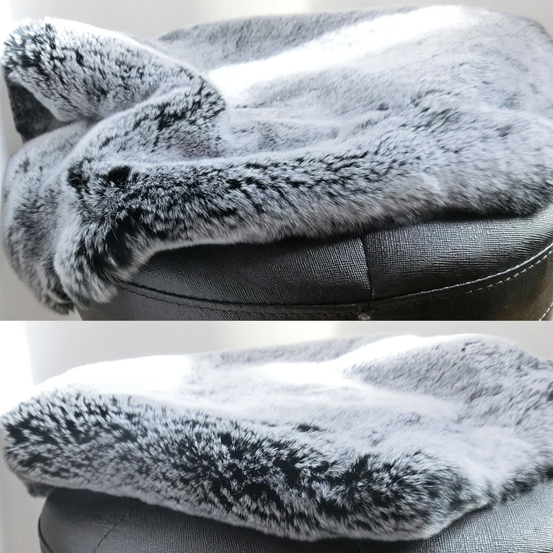 Pelliccia di coniglio lusso natura vera pelle di pelliccia di coniglio per abbigliamento fai da te tessuto per cucire soffice borsa di pelliccia di