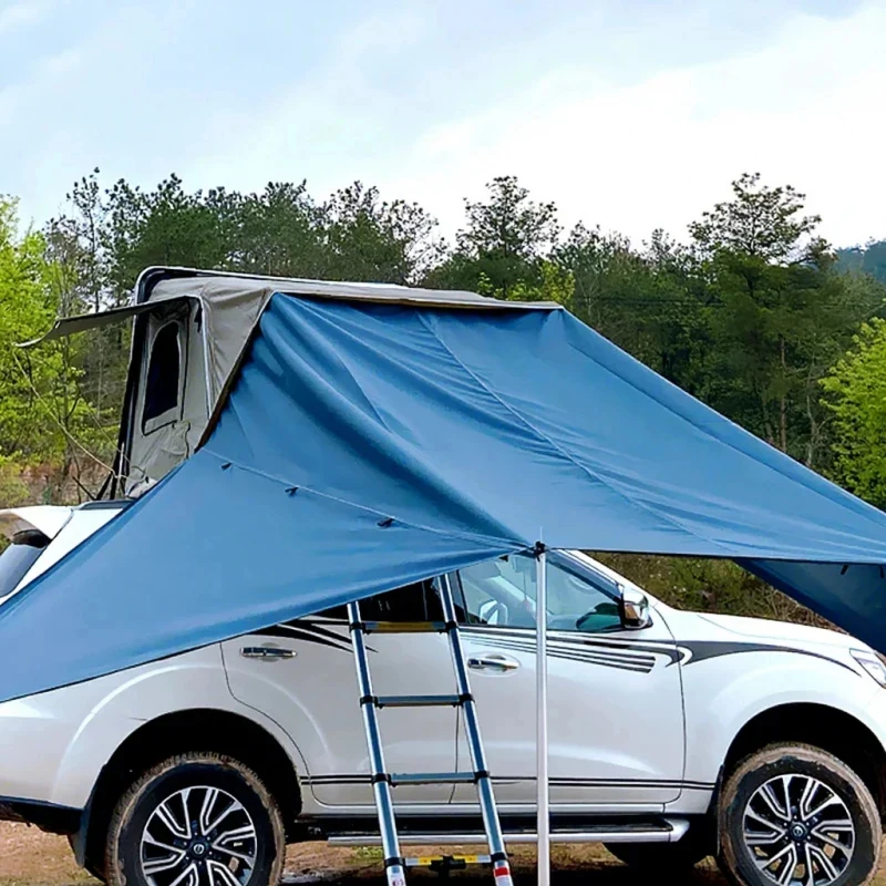 High Quality Factory Four-season Waterproof Hard Roof Tent Rear Canopy Fully Automatic Outdoor Travel Car Camping Tent