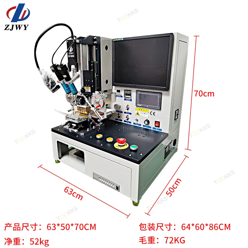 NEW ZJWY EN-580SE Constant Heating Mobile Phone COG COF COP LCD Repair Green Flex Cable Bonding Machine