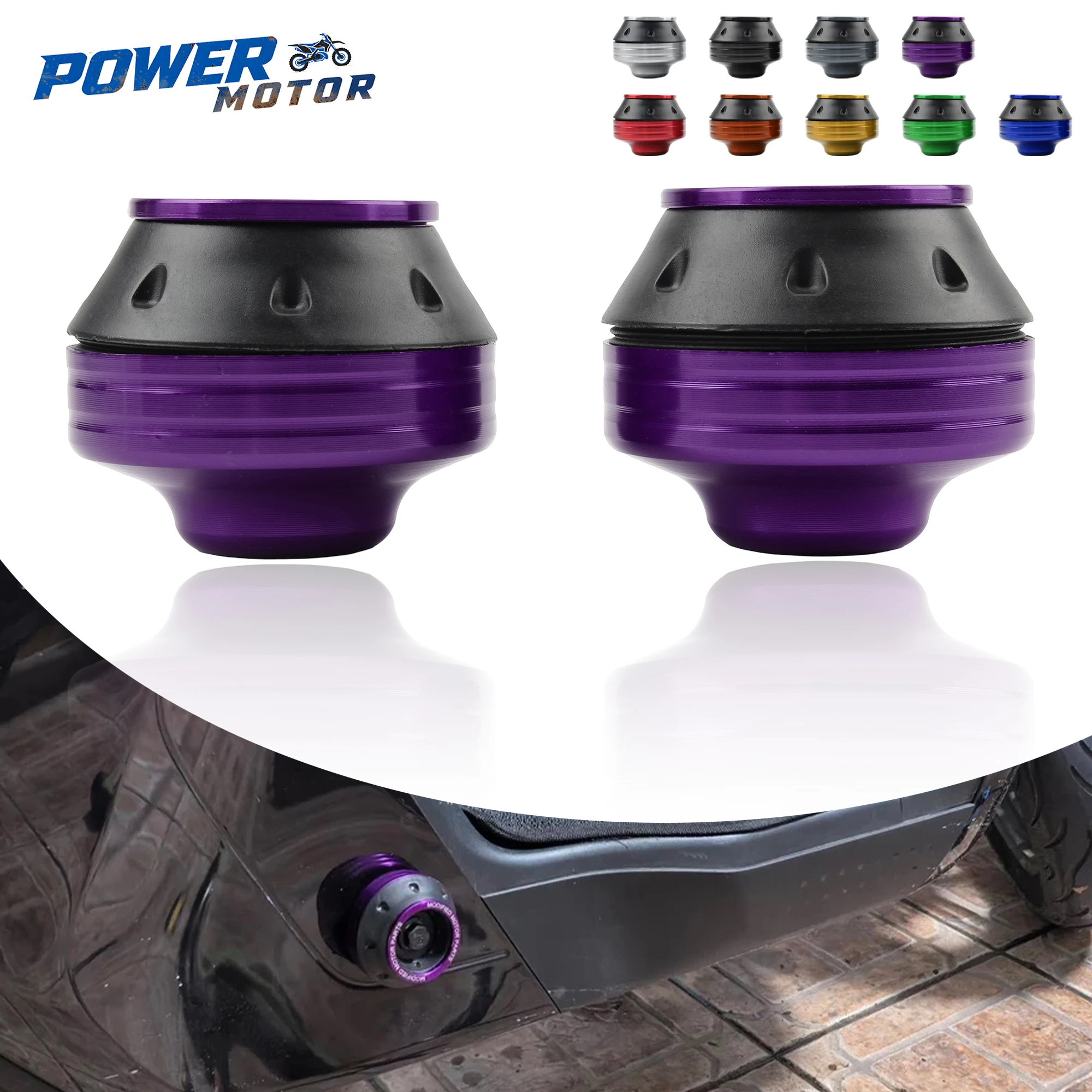 Motorcycle Front Fork Protection Cups Universal Parts Motorbike Crash Protectors Electric Scooter Falling Front Fork Slider Cups