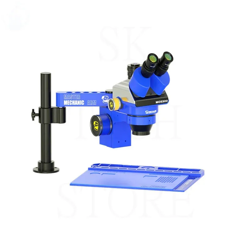 Microscope Folding Swing Arm Bracket Hole Position Screwdriver 360 ° Rotate Front Back Rolling Placement Operation