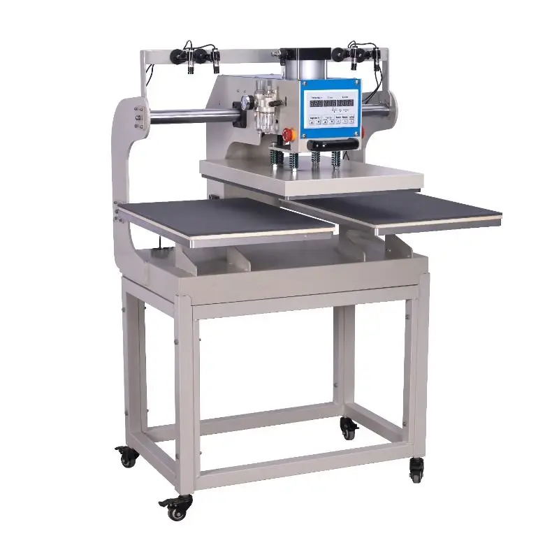 Dual Platen Infrared 16x24 Pneumatic Heat Press Machine For T-Shirt Garment Printing