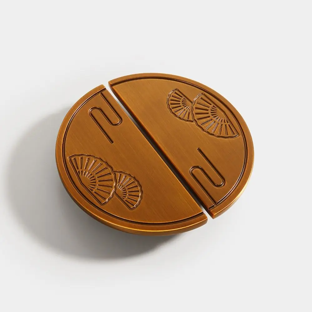 

New Chinese Style Cabinet Door Pulls Zinc Alloy Creative Furniture Drawer Handle Retro Antique Brass Color Drawer Metal Handle
