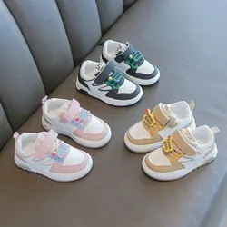 Spring New 1-3-5 Year Old Baby Toddler Shoes Children's Casual White Shoes