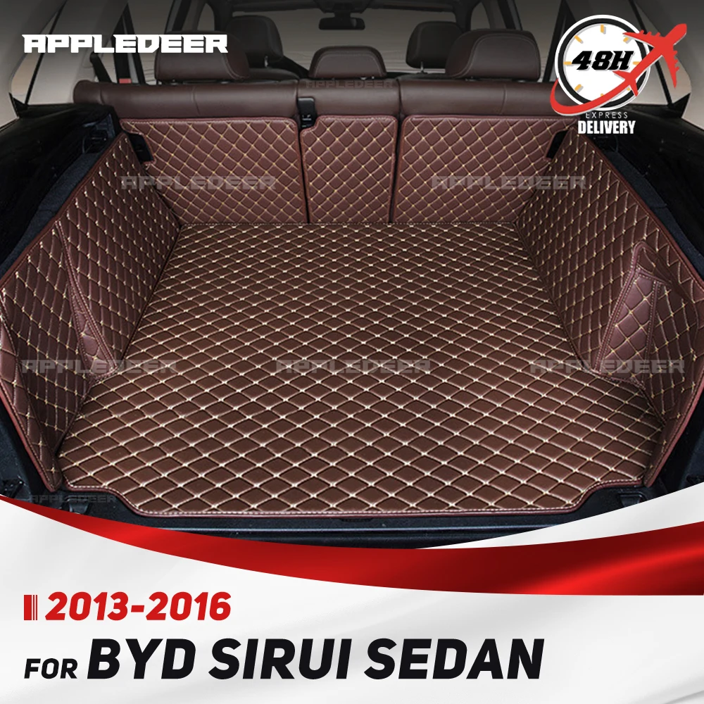 

Для BYD SIRUI Sedan 2013-2016 авто полное покрытие коврик в багажник автомобильный антигрязный коврик защитный коврик грузовой подкладки аксессуары для интерьера