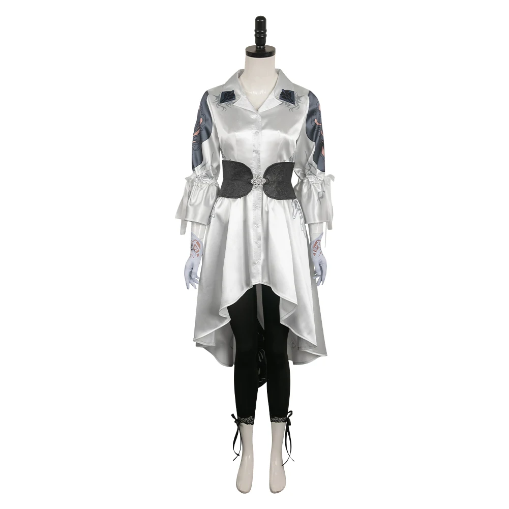 Jun Kazama Cosplay Game Tekken 8 Costume Women Adult Fancy Outfits Dress Pants Halloween Carnival Party Role Play Fantasia Suit