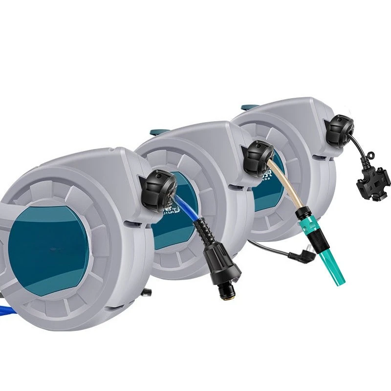 Automatic telescopic tube reel trachea wire electric drum reel