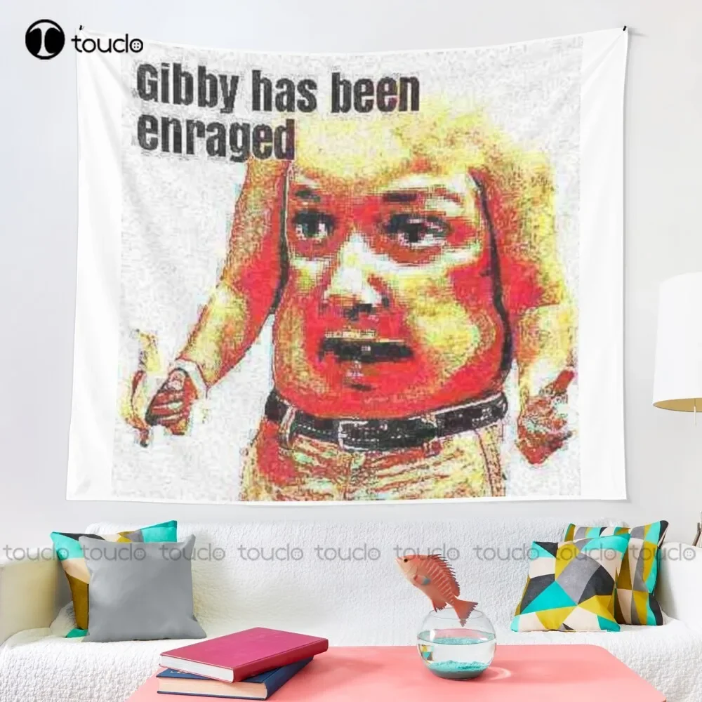Gibby Has Been Enraged Tapestry Tan Tapestry Tapestry Wall Hanging For Living Room Bedroom Dorm Room Home Decor Wall Covering
