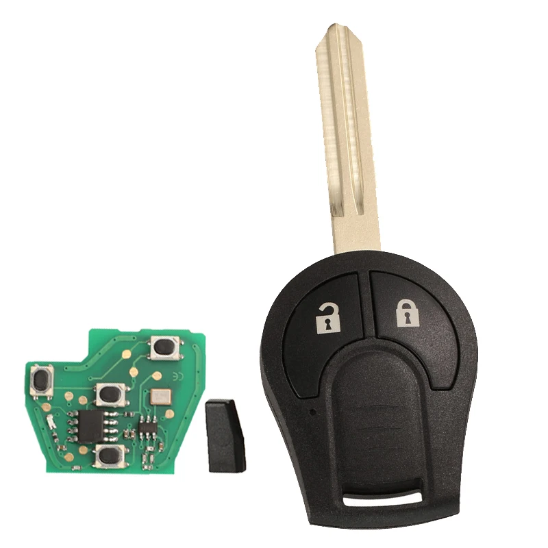 Jingyuqin 2/3/4 Tasten Fernbedienung Auto Schlüssel Fob 315/433 MHZ ID46 Für Nissan SUNNY Sylphy TIIDA LIVINA PALADIN März CWTWB1U751/761